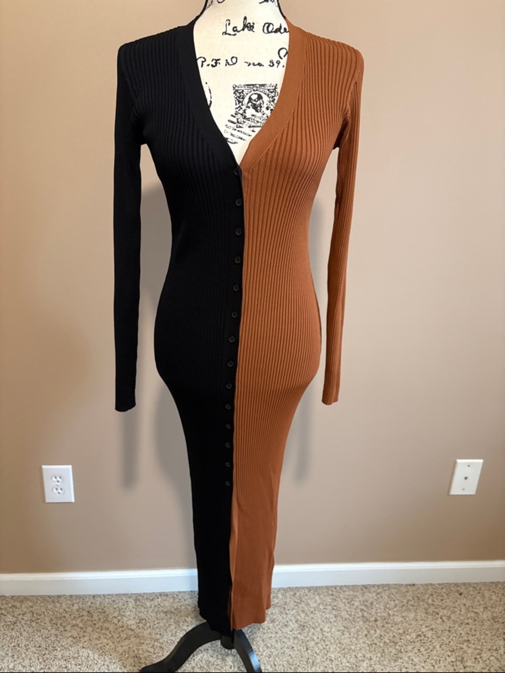 STAUD Shoko Sweater Dress - size small